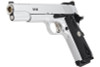 Army Armament R30 M1911A1 V12 Custom Green Gas Airsoft Pistol - Silver