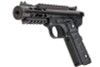WE 1911 Galaxy Green Gas Airsoft Pistol - Black Slide with Black Frame