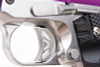 WE 1911 Galaxy Green Gas Airsoft Pistol - Purple Slide with Silver Frame