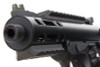 WE 1911 Galaxy Green Gas Airsoft Pistol - Gold Slide with Silver Frame