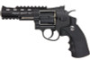 WinGun Airsoft Revolver CO2 701 (4 inch, Black Grip, 6mm Version) - Black