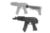 First Factory Picatinny Rear Stock Base for Tokyo Marui Next Generation AK74 AEG Series - BK