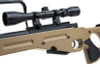 Snow Wolf SV-98 Airsoft Sniper Rifle with Bipod & Scope - Tan (SW025A) (Spring Power)
