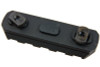 Action Army CNC Picatinny Rail (L: 60mm) for M-LOK section - Black