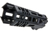 Z-Parts MK4 Rail (Aluminum, 7 inch with Barrel Nut) for GHK M4 GBBR Airsoft - Black