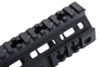 Z-Parts MK4 Rail (Aluminum, 7 inch with Barrel Nut) for GHK M4 GBBR Airsoft - Black