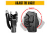 Laylax (Battle Style) CQC Holster Left Handed for Tokyo Marui G17/18c/19/22/26, Umarex G17/19/19x GBB-Tan