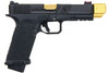 RWC Agency Arms EXA Green Gas Airsoft Pistol - (Stainless Steel Barrel w/ 417 Compensator - GD)