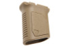 Strike Industries Angled Vertical Grip with Cable Management for M-Lok Rail (Short / FDE)