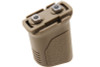 Strike Industries Angled Vertical Grip with Cable Management for M-Lok Rail (Short / FDE)