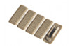 Strike Industries MLOK Cover V2 Style (5pcs) - FDE