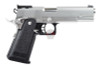 Tokyo Marui Hi Capa 5.1 Stainless Green Gas Airsoft Pistol - Silver