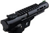 WE-Tech Hi Capa 5.1 Galaxy Type A Green Gas Airsoft Pistol - Black Slide R Frame
