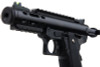 WE-Tech Hi Capa 5.1 Galaxy Type A Green Gas Airsoft Pistol - Black Slide R Frame