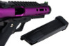 WE-Tech Hi-Capa 5.1 Galaxy Type A Green Gas Airsoft Pistol - Purple Slide R Frame