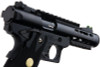 WE-Tech Hi Capa 5.1 Galaxy Type A Green Gas Airsoft Pistol - Black Slide K Frame