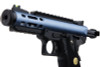 WE-Tech Hi Capa 5.1 Galaxy Type A Green Gas Airsoft Pistol - Blue Slide K Frame