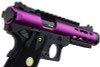 WE-Tech Hi Capa 5.1 Galaxy Type A Green Gas Airsoft Pistol - Purple Slide K Frame