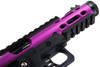 WE-Tech Hi Capa 5.1 Galaxy Type A Green Gas Airsoft Pistol - Purple Slide K Frame
