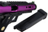WE-Tech Hi Capa 5.1 Galaxy Type A Green Gas Airsoft Pistol - Purple Slide K Frame