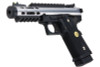 WE-Tech Hi Capa 5.1 Galaxy Type A Green Gas Airsoft Pistol - Silver Slide K Frame