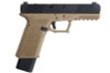 JDG P80 PFS9 RMR Cut Green Gas Airsoft Pistol (Licensed by Polymer 80) - FDE