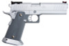 Army Armament R609 Hi Capa Green Gas Airsoft Pistol - Silver