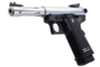 WE Tech Hi Capa 5.1 Galaxy Premium S Green Gas Airsoft Pistol - Slide R Frame - Silver