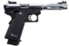 WE Tech Hi Capa 5.1 Galaxy Premium S Green Gas Airsoft Pistol - Slide R Frame - Silver