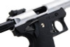 WE Tech Hi Capa 5.1 Galaxy Premium S Green Gas Airsoft Pistol - Slide R Frame - Silver