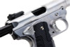 WE Galaxy 1911 Premium S Green Gas Airsoft Pistol - Silver