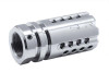 Dytac SLR Synergy Mini Compensator 5.56 (14mm CCW) (Licensed by SLR Rifleworks) - Titanium Silver