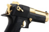 Cybergun WE Desert Eagle L6 .50AE Green Gas Airsoft Pistol - (Black / Golden)