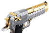Cybergun Desert Eagle L6 .50AE Green Gas Airsoft Pistol - (Silver / Golden, by WE)