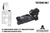 Revanchist Airsoft Modular Optics Mount for T2 Mount & Laser Devices Riser (2.26 inch, Black)