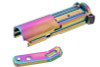 C&C Tac Action Army AAP01 GBB Airsoft Blowback Unit (BBU, 7075 Infinity Lightweight) - Rainbow