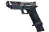 EMG TTI Combat Master G34 Slide w/ OMEGA Frame Gas Airsoft Pistol (by APS Custom) - Black/Silver