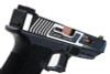 EMG TTI Combat Master G34 Slide w/ OMEGA Frame Gas Airsoft Pistol (by APS Custom) - Black/Silver