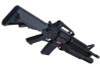 E&C M4 RIS Airsoft AEG Rifle with M203 Grenade Launcher EC707 (QD 1.5 Gearbox, Blank Marking) - Black