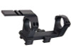 Airsoft Artisan NF Style 30mm One Piece Mount w/ Tactical Ring Rail (CNC Aluminum, Black)