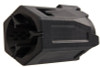 SRU Action Army AAP01 GBB Airsoft Compensator - Black