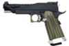 RWC GIGA Hi Capa 5.1 GBB Airsoft Pistol (G10 Grip) - Black Slide / OD GripType 2