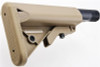 T8 Tokyo Marui MWS GBBR Airsoft C Style Stock with 6 Position Buffer Tube Combo Set - FDE
