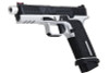 RWA Agency Arms EXA GBB Pistol (Threaded Barrel w/ Custom Stippling Version) - Cerakote Silver