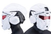 SRU Tactical Helmet Mask Set (include Fast Helmet, White)