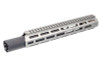 C&C Tac SD Style 12 inch M-LOK Handguard Rail with SD Style Dummy Silencer (14mm CCW) Long Handguard Kit