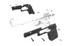 Recover Tactical 1911 Series CC3H Grip and Rail System - Black