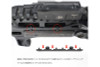 Nitro.Vo M-Lok Rail Panel Cover (3.8cm length & 8cm length - 2sets) - Black