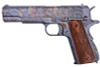 Cybergun AO 1911 GBB Airsoft Pistol (Marble Pattern with Wood Grip)