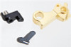 Airsoft Masterpiece 1911 Hammer & Sear Set (STI Style Circle) Hi Capa Compatible - (CNC Steel, Gold)